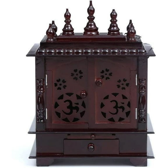 Wooden MDF Temple For Home And Office/Wall Hanging Temple/ Pooja Mandir / Mandap For Worship /Temple For Home And Office Household Shrine
