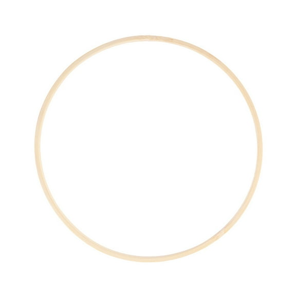 Wooden Macrame Ring Catcher Circle DIY Bamboo Round