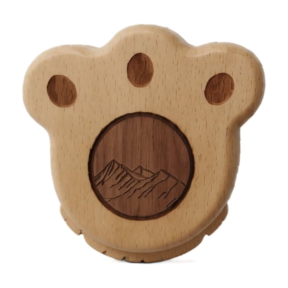 Wooden Magnetic Bottle Opener for Fridge, Beer Opener with Cute Paw Penguin Design, Refrigerator Decorative Magnet, Kitchen Bar Party Accessories, Rustic Home Decor Gifts