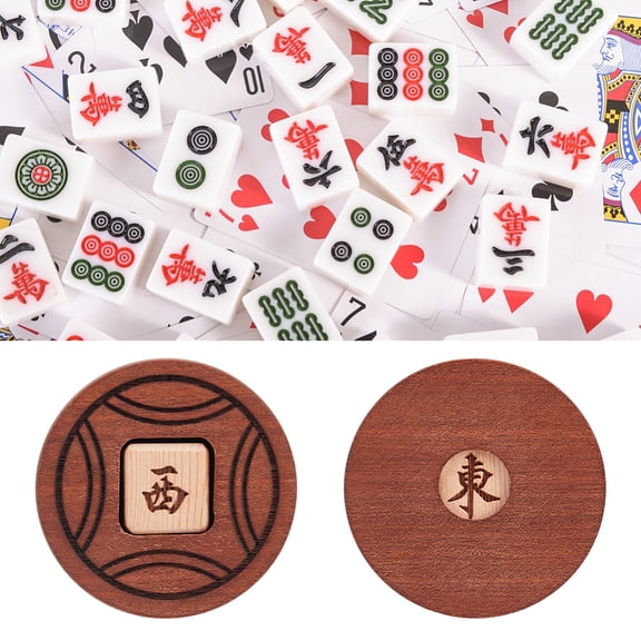 Wooden Mahjong Wind Indicator