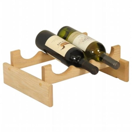 Wooden Mallet 3 Bottle Dakota Wine Rack