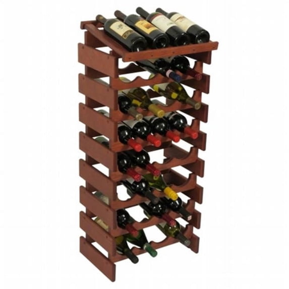 Wooden Mallet 32 Bottle Dakota Wine Rack with Display Top