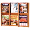 thumbnail image 1 of Wooden Mallet Divulge 6 Magazine Wall Display - Medium Oak, 1 of 2