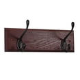 thumbnail image 1 of Wooden Mallet CH14-10BK 10 Pocket Letter Size File Holder - Black & Mahogany, 1 of 2