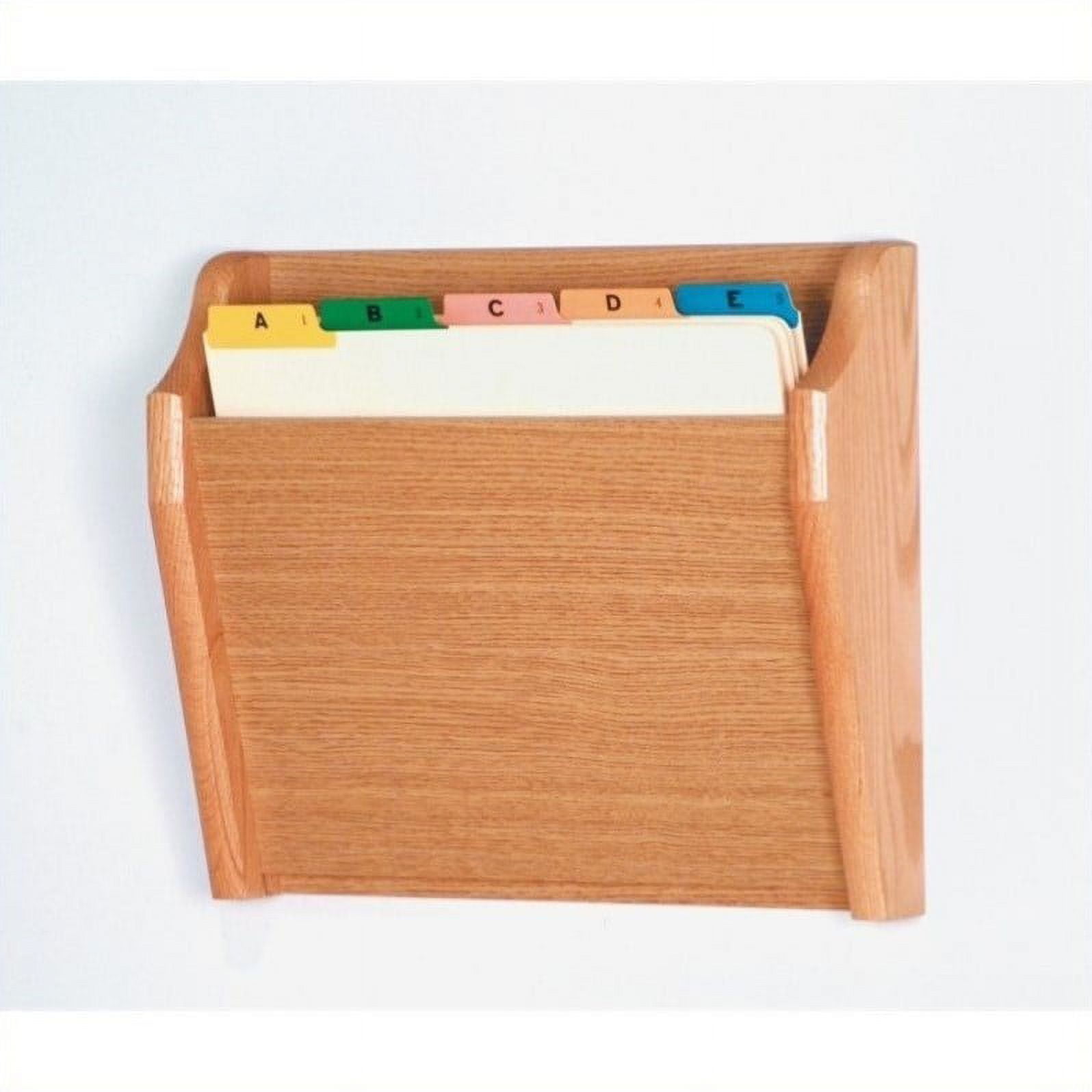 Wooden Mallet Chart Holder with Tapered Bottom in Light Oak