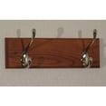 thumbnail image 1 of Wooden Mallet HCR-2NMO 2 Hook Coat Rack in Medium Oak - Nickel, 1 of 4