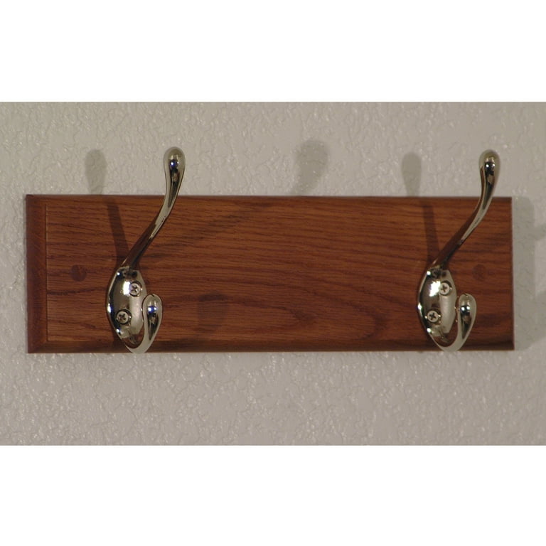 2 Packs 16 Wall Mount Wooden Rustic Hook Rack Coat Rack Hook