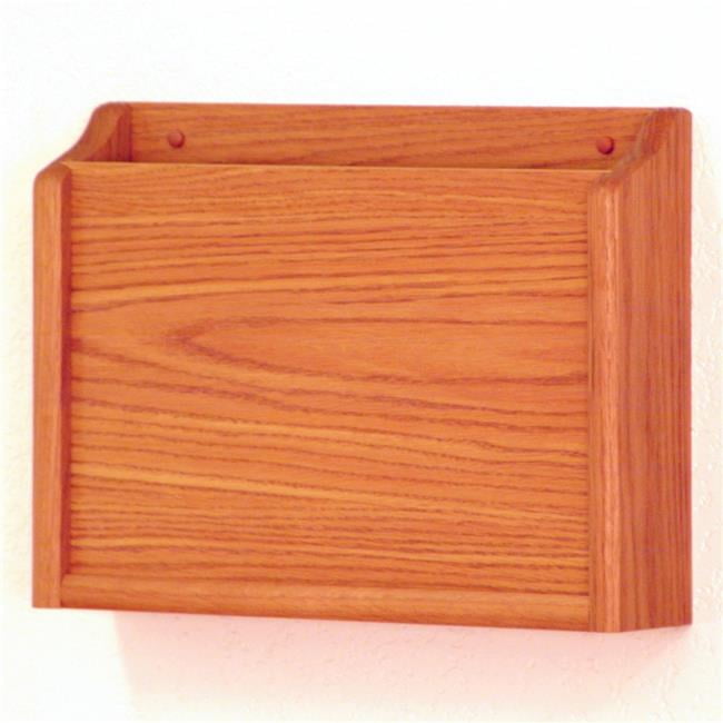 Wooden Mallet Privacy Letter Size Chart Holder Black Light Oak