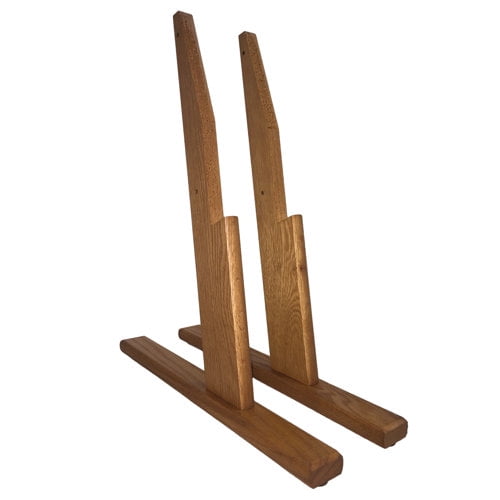 Wooden Mallet Replacement Floor Stand for Slope? Units-Finish:Medium Oak