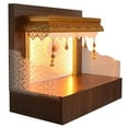 thumbnail image 1 of Wooden Mandir for Home/Temple Home/Pooja Mandir Ghar Home Decoration with Lights, 1 of 7