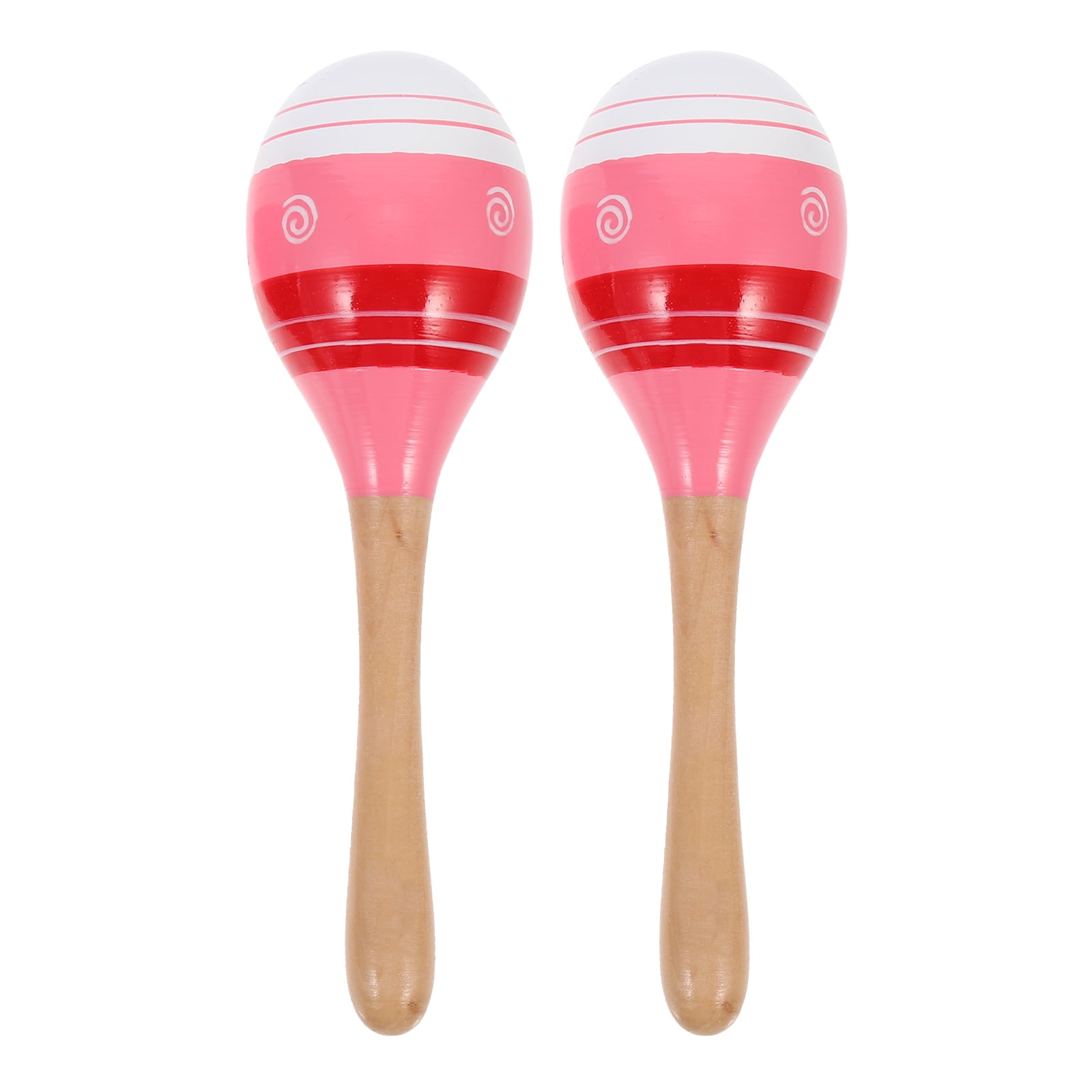 Wooden Maraca Hammer Baby Toy Educational for Kids Maracas Noise Making