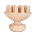thumbnail image 1 of Wooden Massage Brush Mushroom Shaped Hairbrush for Scalp Relax Scalp Massager Hair Care, 1 of 8