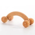 thumbnail image 1 of Wooden Massage Roller, Manual Portable Neck Back Waist Leg Face Massager for Daily Relaxation, 1 of 7
