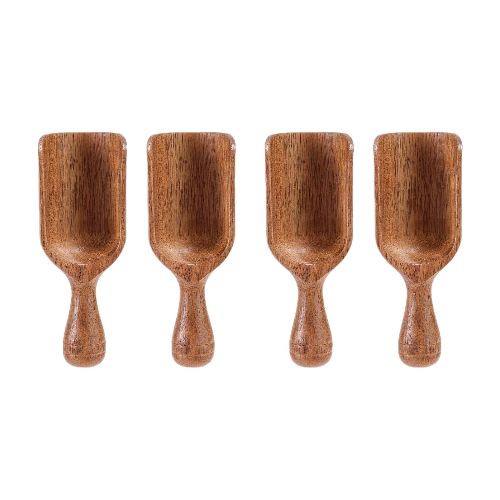 Wooden Measuring Spoons for Ground Coffee and Seasonings, 4-Piece Set ...