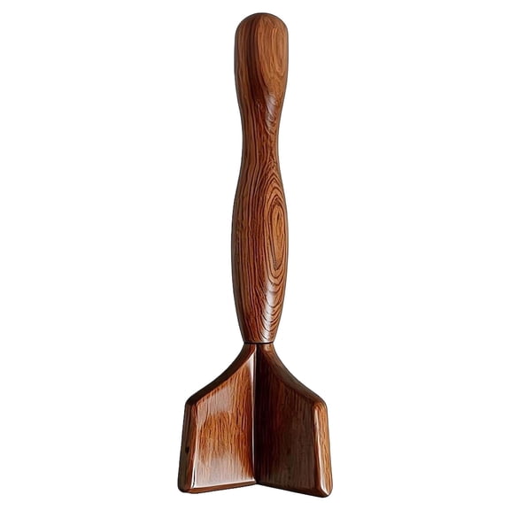 Wooden Meat Chopper,Ground Beef Masher,2026 New Meat Choppers with Lon,11 Inch Natural Wood Hamburger Mashers,Non Scratch Meat Grinder,Potato Masher,Meat Masher for Kitchen(11")(Brown)