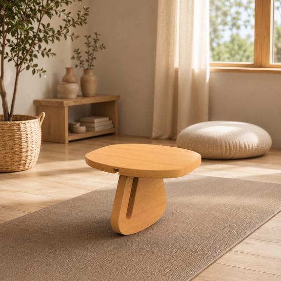 Wooden Meditation Bench, Ergonomic Kneeling Stool, Foldable Prayer Seat, Portable Yoga Support for Home and Travel