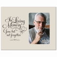 thumbnail image 1 of Wooden Memorial 8x10 Picture Frame holds 4x6 photo In Loving Memory, 1 of 10