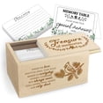 thumbnail image 1 of Wooden Memorial Memory Box with Cardinal Remembrance Quote – Keepsake Box with 120 Cards and Table Sign for Funeral Service, 1 of 7