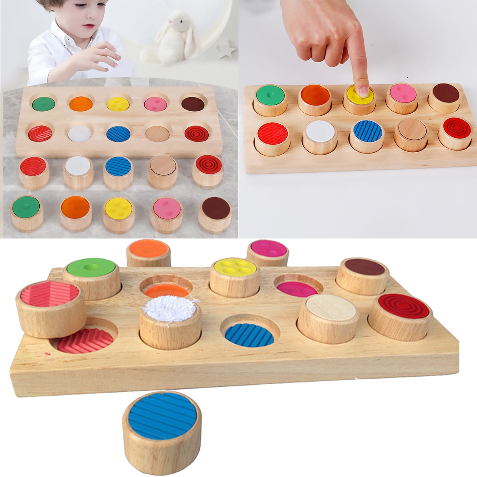 Wooden Memory Chess Children's Educational Memory Pairing Table Game ...