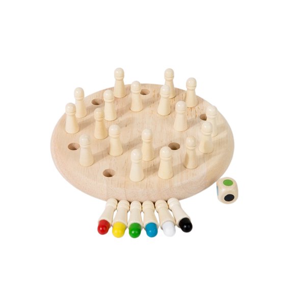 Wooden Memory Chess Game For S, Color Matching Activity Board Game, Sensory Busy Board For Dementia Care, Simple Alzheimers Memory Exercise Toy, Stress Relief Gift With