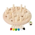 thumbnail image 1 of Wooden Memory Chess Game for Brain Power and Memory Training Color Matching Logic Puzzle for Senior Cognitive Care and Family Game Night Activity, 1 of 6