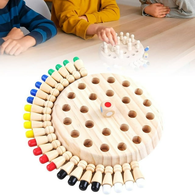 Wooden Memory Stick Chess 2024 New Family Board Matching Games For Kids