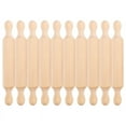 thumbnail image 1 of Wooden Mini Rolling Pin 6 Inches Long Kitchen Baking Rolling Pin Small Wood Dough Roller for Children Fondant Pasta, 1 of 9