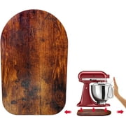 PQPO Wooden Mixer Sliding Mat for Kitchen Attachments, Tabletop Blender Machine Slider