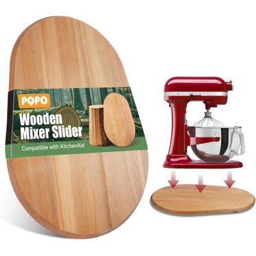 Bamboo Mixer Slider Mat For KitchenAid 6/7/8 Quart Bowl-Lift Stand Mixers