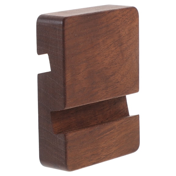 Raindrops Wooden Phone Stand for Coffee Table with Smooth Scratch-Resistant and Stylish, Holder