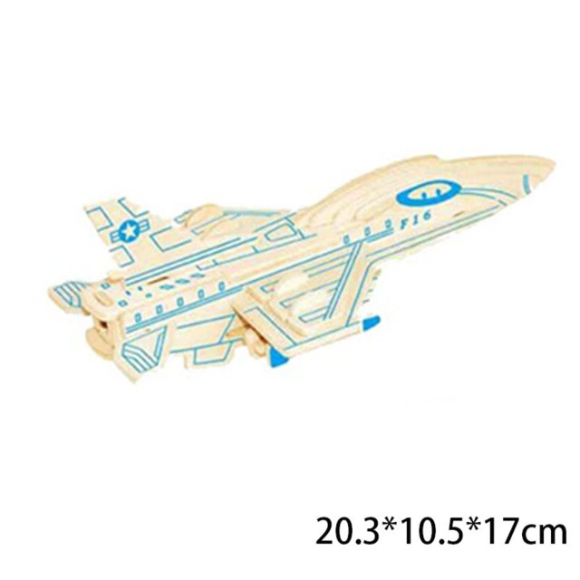 Wooden Model Airplane Handicraft 3D Craft Airplanes Jigsaw