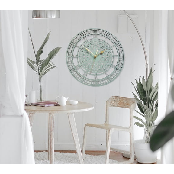 Wooden Modern Large Wall Clock - Wall Clock Unique - Wood Wall Art - Design Wall Clock - Silent Mechanism Clock - Analog Wall Clock