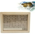 thumbnail image 1 of Wooden Money Saving Box with Lock Digital Counter Cash Coin Storage for Home Office, 1 of 3