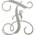 thumbnail image 1 of Wooden Monogram Letter 22'' Letter F, Unfinished Craft Paintable, 1 of 1