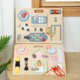 Wooden Montessori Activities Busy Board of Multiple Fidgets, Sensory ...