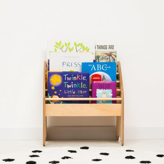 Wooden Montessori Bookshelf Light