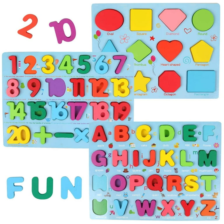 Montessori Puzzle Para Bebe AÃ±o Abc Puzzle Puzzles NiÃ±os