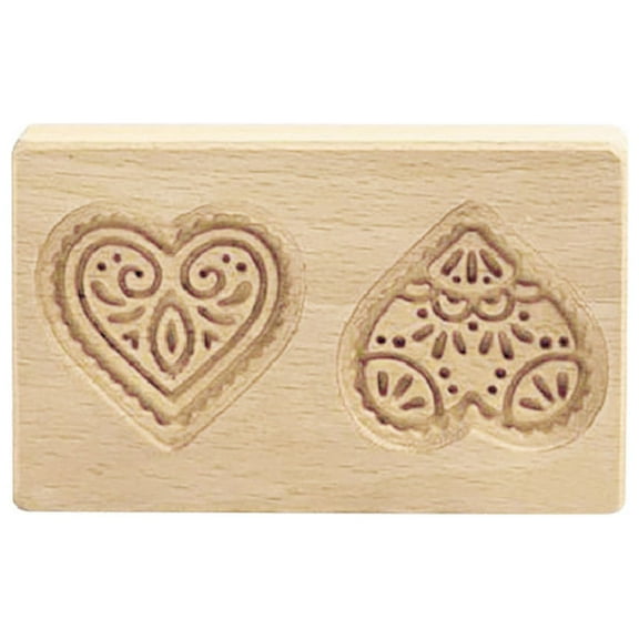 Wooden Moulds DIY Embossing Craft Decorative Baking Tools For Holiday Kitchen Making