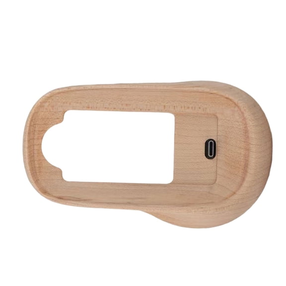 Wooden Mouse Stand For Secure Charging USB C Port Dock for Mouse Devices