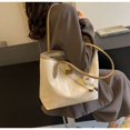 Wooden Mouth Design Large Capacity Bag for Women 2024 Spring and Summer