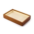 thumbnail image 1 of Wooden Multi Function Jewelry Display Box Microfiber Ring Earring Bangle Organizer Case Box Jewelry Tray, 1 of 7