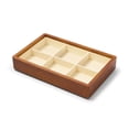 thumbnail image 1 of Wooden Multi Function Jewelry Display Box Microfiber Ring Earring Bangle Organizer Case Box Jewelry Tray, 1 of 7