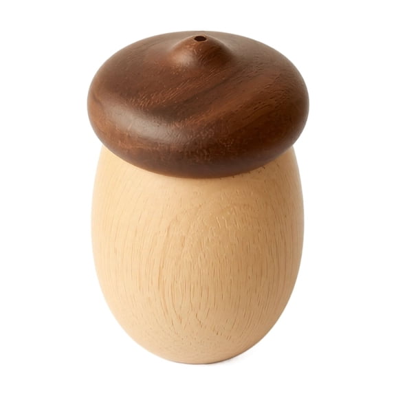 Wooden Mushroom Toothpick Holder Dispenser Set, Natural Wood Portable Toothpick Container with Toothpicks, Compact Storage Box for Pocket Purse Travel, Unique Housewarming Gift