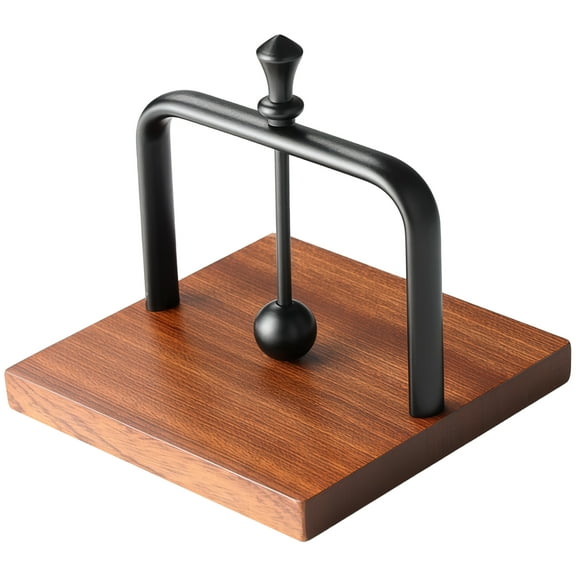 Wooden Napkin Holder for Table, Black Metal Frame Design, Elegant Wood Base for Napkins, Stable and Easy-to-Use, Ideal for Restaurants, Cafes, and Hotels
