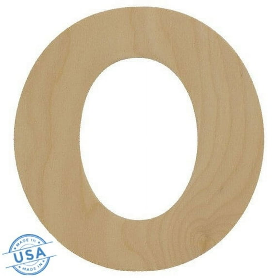 Wooden Number 0 Cutouts 8", Wooden Numbers for Wall Decor, Home Decor, Crafts, and Party Decorations by Woodpeckers