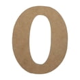 thumbnail image 1 of Wooden Number Unfinished, Rockwell Font, Craft Cutout, 1 of 2