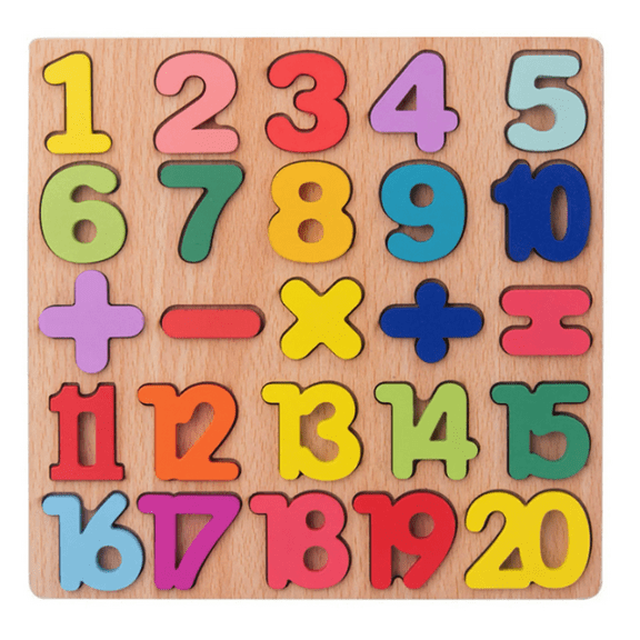 Wooden Numeric Puzzle