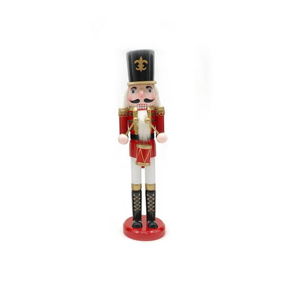 Wooden Nutcracker Drummer Wizardi F07M6-3A