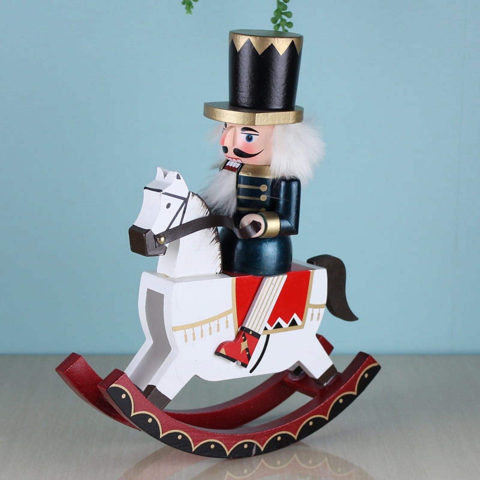 Wooden Nutcracker Festive Christmas Nutcracker Craft Wooden Horse