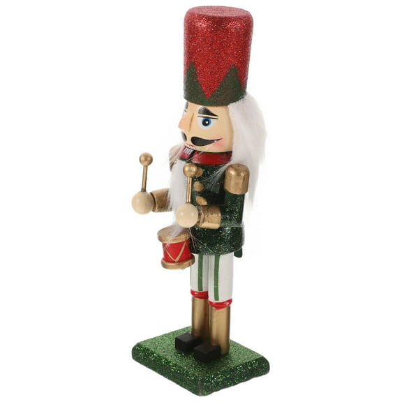 Wooden Nutcracker Soldier Classic Christmas Decor for Shelf Charming Seasonal Decorations Decoration Xmas Nutcracker Craft Figure